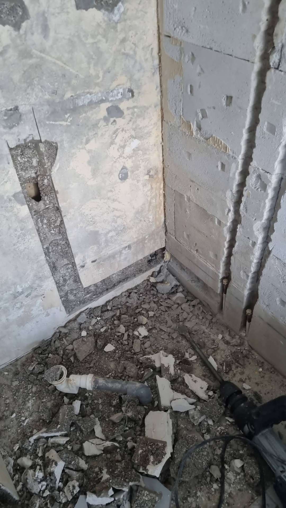 Nieuwe leidingen en sanitair
