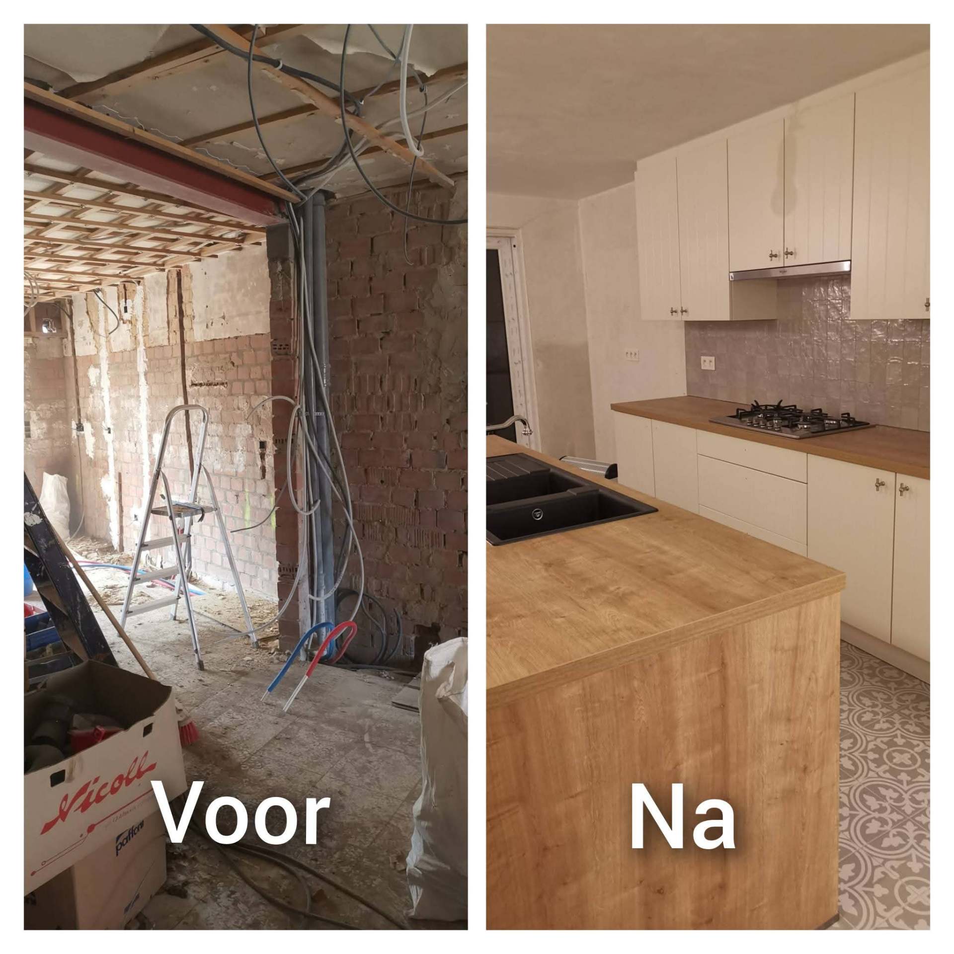 Keuken — ruwbouw tot afgewerkt